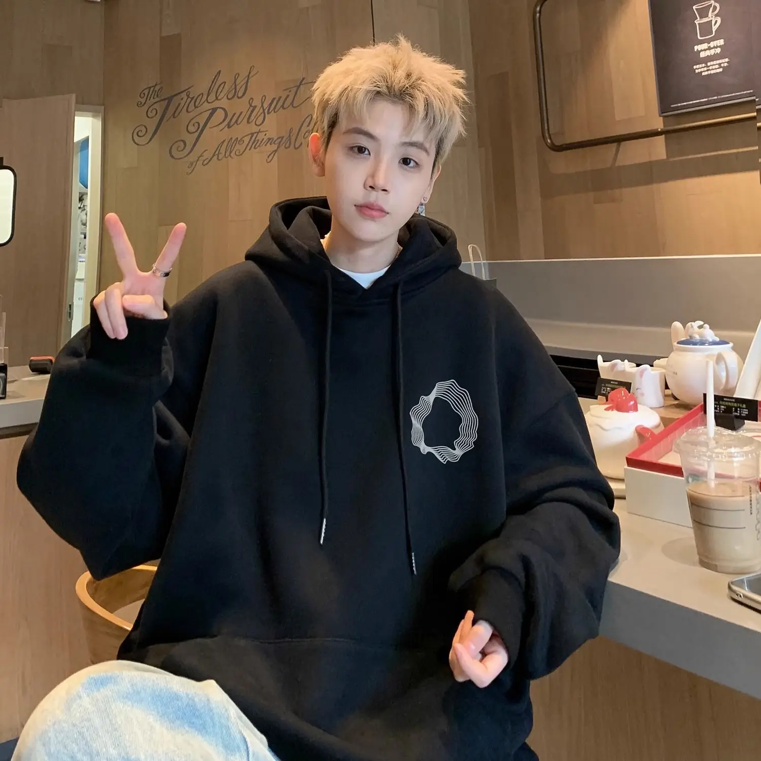 3D Hoodies Pullover Three-Dimensional Graphic Men Women Cotton Large Size Tee Shirts Tops Autumn Winter Streetwear Couple Outfit