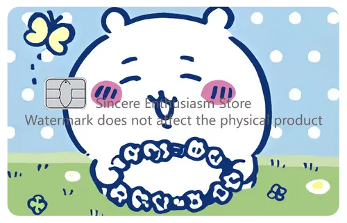Cartoon Kawaii Chiikawas Credit Card Skin Stickers Cute Matte Sticker for VISA JCB Mastercard and Other IC Card Decorative - Image 7