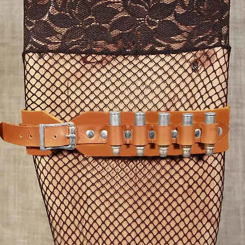 Cintura A Corsetto E Bracciali In Finta Pelle Per Costume Cosplay - Halloween, Medievale, Pirata