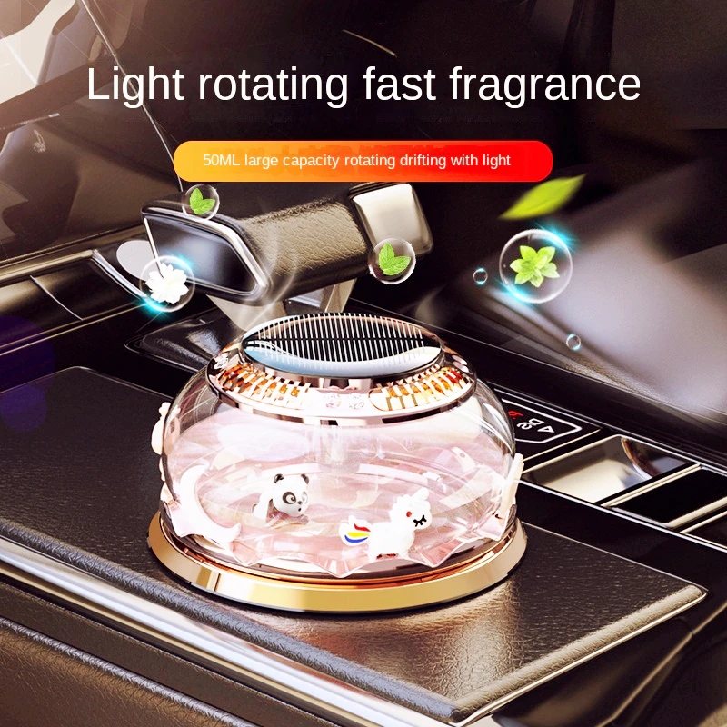 Asyduey Mini-Klimaanlage Aromatherapie - Auto Duftverteiler Mit Einstellbarer Intensität