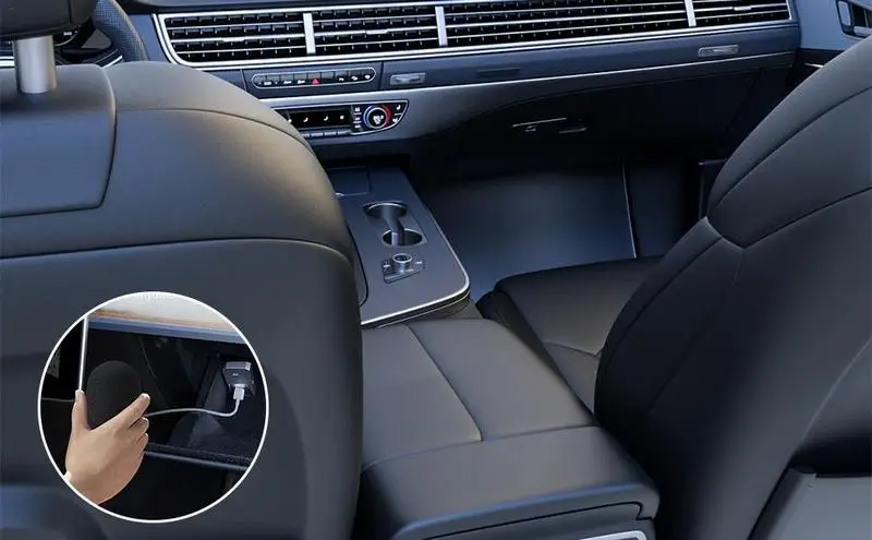 Multi Port Glove Box Hub Docking Station Vano Portaoggetti Per Tesla Portable Dash Cam Flash Drive Docking Station Per Tesla Model Y