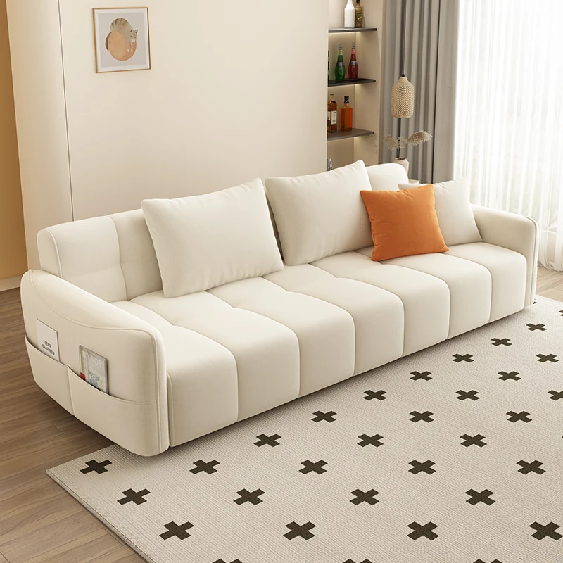 

Modern Fancy Unique Sofas Bedroom Cozy White Armchair Lazy Sofas Recliner Floor Daybed Divani Da Soggiorno Furniture Living Room