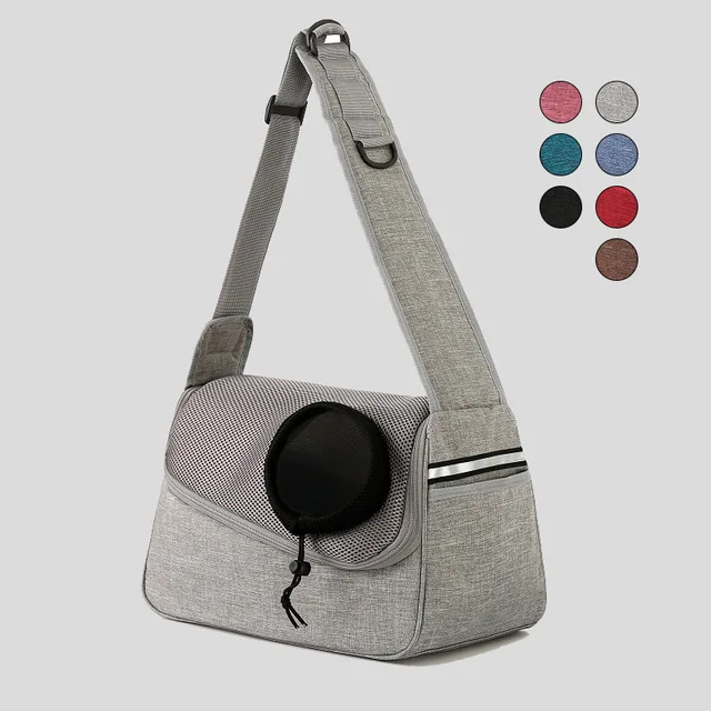 Cationic Dog and Cat Shoulder Crossbody Pet Bag Breathable Mesh Travel Portable Cat Bag Cationic Dog and Cat Shoulder Crossbody Pet Bag Breathable Mesh Travel Portable Cat Bag