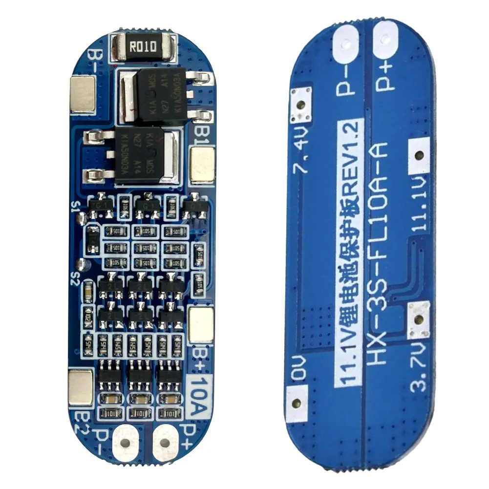 

Lithium Protection Battery Board For Led.lamp Limit Monitoring Repairing Supply 3S 10A Balance Batteries Charger