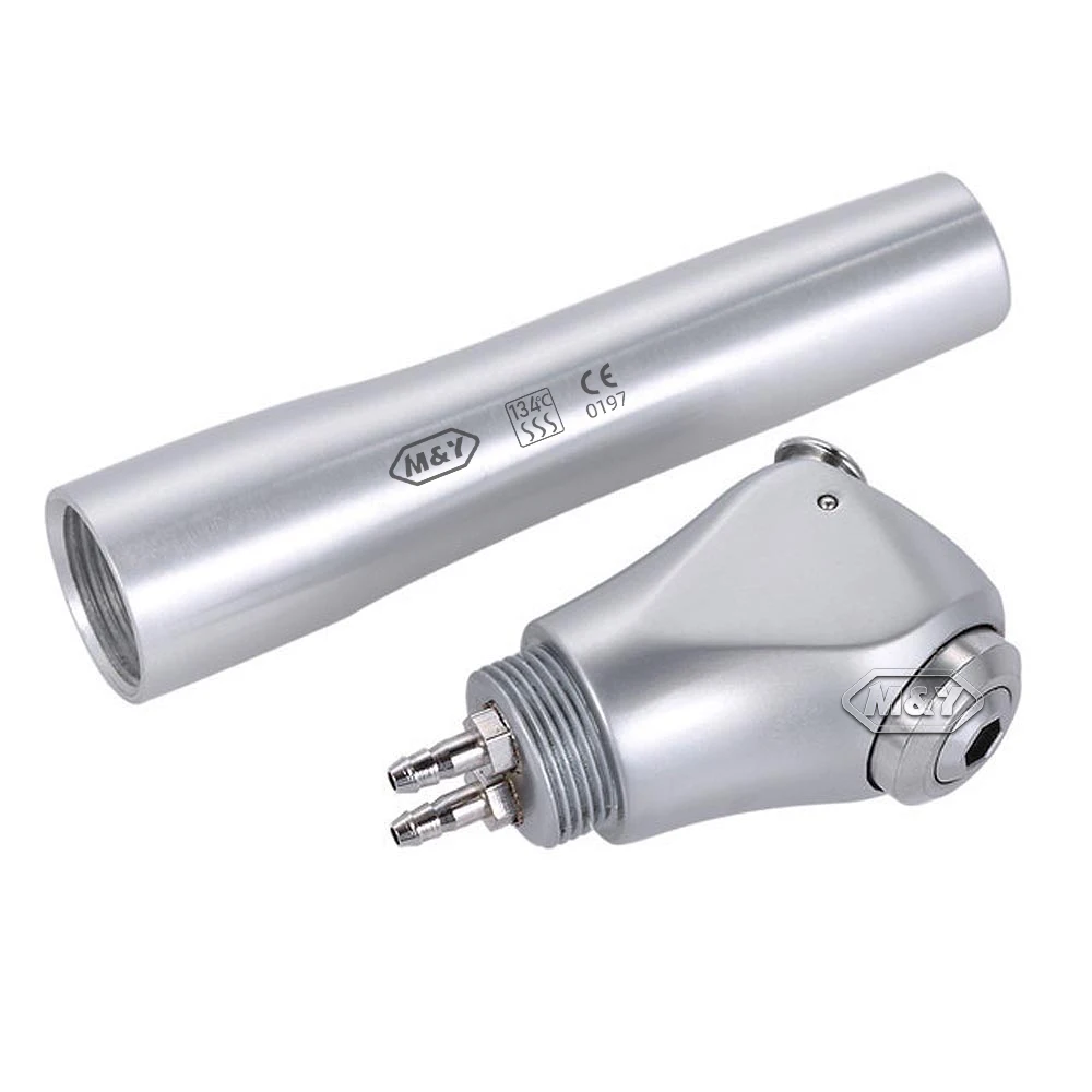 Dental materials Three Way syringe Air Water Spray air Triple 3 Way Syringe Handpiece Oral Syringe Handpiece with 2piece nozzle - 2