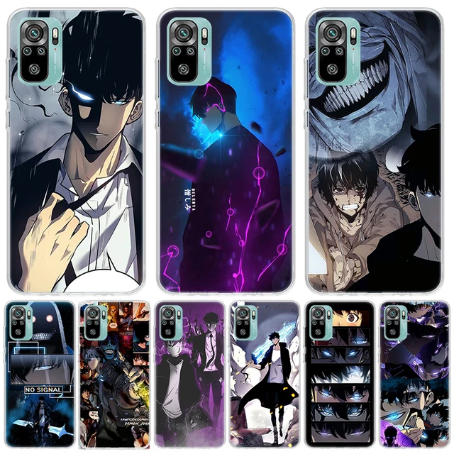 Solo Leveling Sung Jin Woo Anime Phone Case For Xiaomi Redmi Note 10 11 9 8 10S 11S 11T 11E Pro 9T 9S 8T 7 6 5 5A 4 5G Max Cover