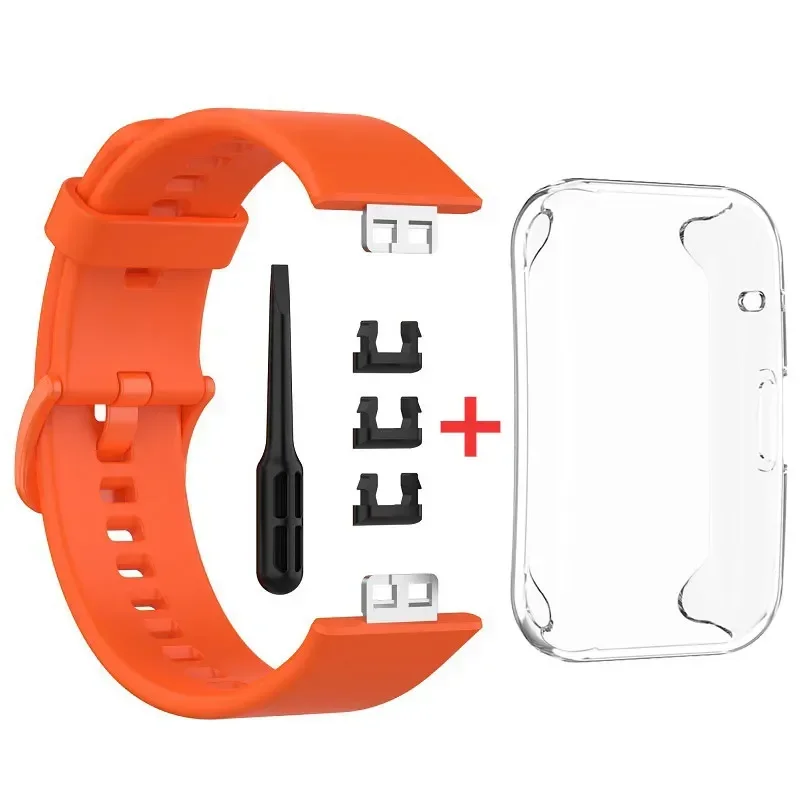 Durable TPU Case with Silicone Band for Watch Fit Accessories
