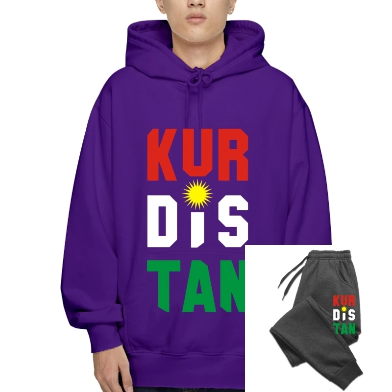 

Kurdistan T-Pullover - New Pattern - Black - Fleece S to 3XL - Kurdistan