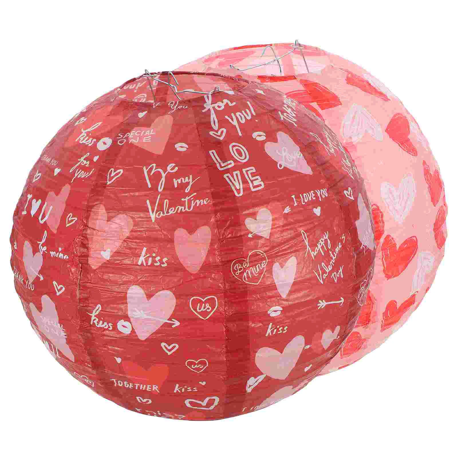 Рисунок 4 - Бумажные фонари на День святого Валентина