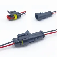 1/2/3/4 Pin Waterproof Connector, Electrical Terminal Quick Connector, 10Pcs/ 5Sets, With Wire, Suitable For Cars, Ships, Etc. - Image 2