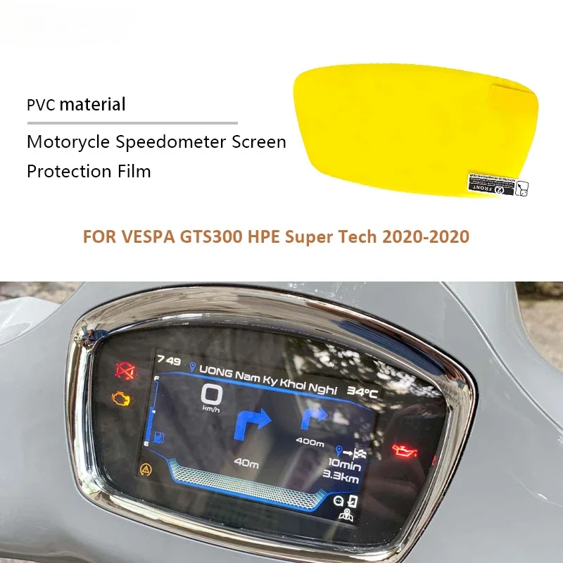Motorrad Displayschutzfolie Instrument Tacho Cluster Scratch Für VESPA GTS 300 GTS 300 HPE Super Tech 2020