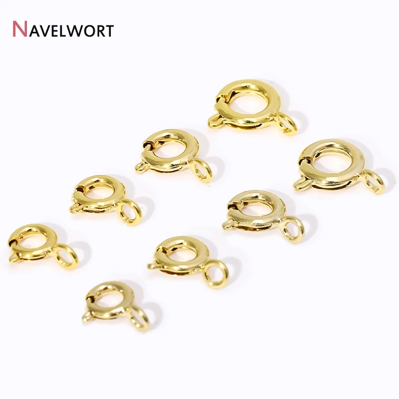 10 Fermoirs Ovales à Ressort, Fermoir Poussoir Ovale, Fermoir Ressort