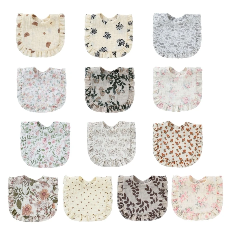 

Infants Baby Saliva Towel Newborns Burp Cloth Unisex Nursing Bib for Boy Girls