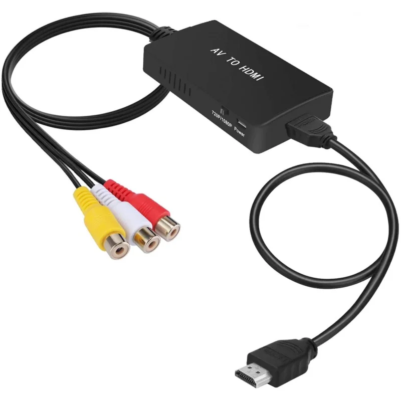 HDMI To RCA AV/CVBS Adapter HD Video Converter Box RCA AV/CVSB L/R To HDMI Video 1080P HDMI AV Support DVD/VCR/TV/PS3 _ - AliExpress Mobile