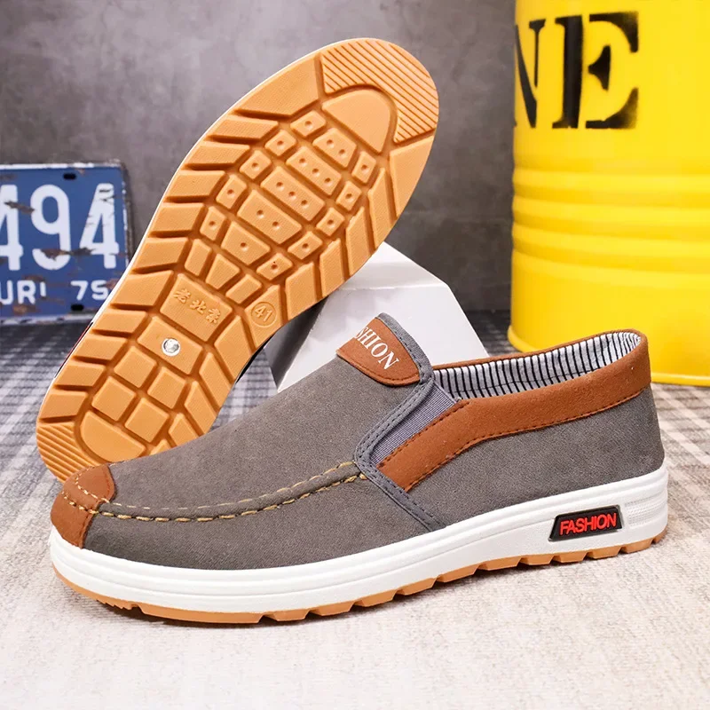 Casual Shoes for Men Plus Size Loafers Sneakers Slip On Vintage Flats