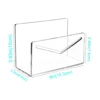 1Pc Acrylic Desk Organizer Desktop Letter Sorter Mail Tray File Organiser Office Home Bookends Book Holder Storage Rack 2