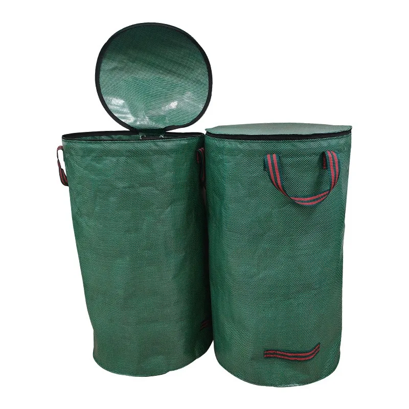 Sacchi Per Rifiuti Da Giardino In Polipropilene | Riutilizzabili Con Manici | 120L / 272L | Per Foglie, Erba, Sfalci | Grandi Dimensioni - 5