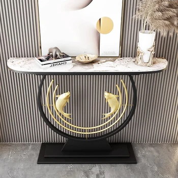 Consolle francese Glam Tavolo consolle moderno di lusso elegante e unico Portico Ingresso Stoliki Do Salonu Mobili da corridoio