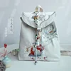 Kids School Bags Flower Embroidery Chinese Style Canvas Bag Mochila Escolar Feminina Adolecente Mochilas Para Estudiantes 1