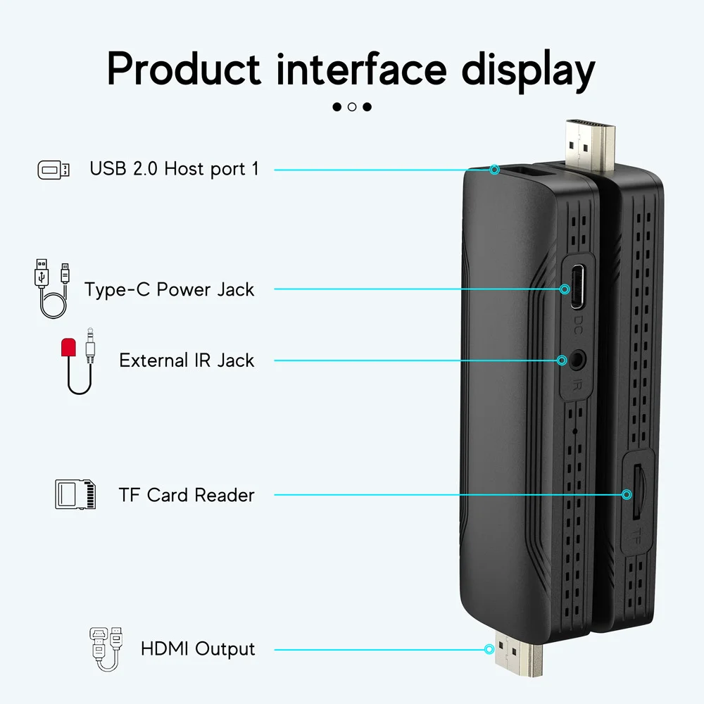  Ʃ ø Ʈũ ̵ ÷̾ HDR TV ƽ  OS, ȵ̵ 10 Ʈ TV ƽ, 4K, 1080P, , 6 2.4, 5.8G, H313