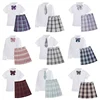 Japanese Student Short/Long Sleeve Sexy Jk Set School Uniform School Clothes Pleated Skirt Girl Seifuku Dress Cosplay Schoolgirl 1