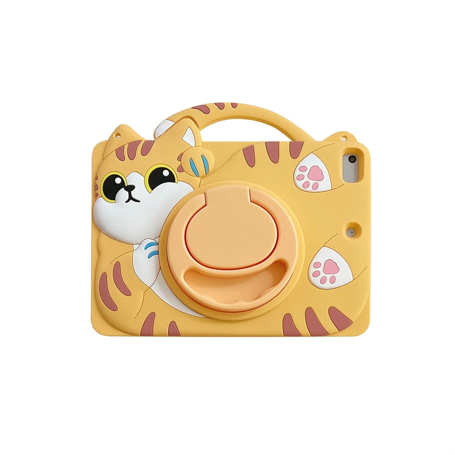 Cartoon Silicone Kids Stand Tablet Case
