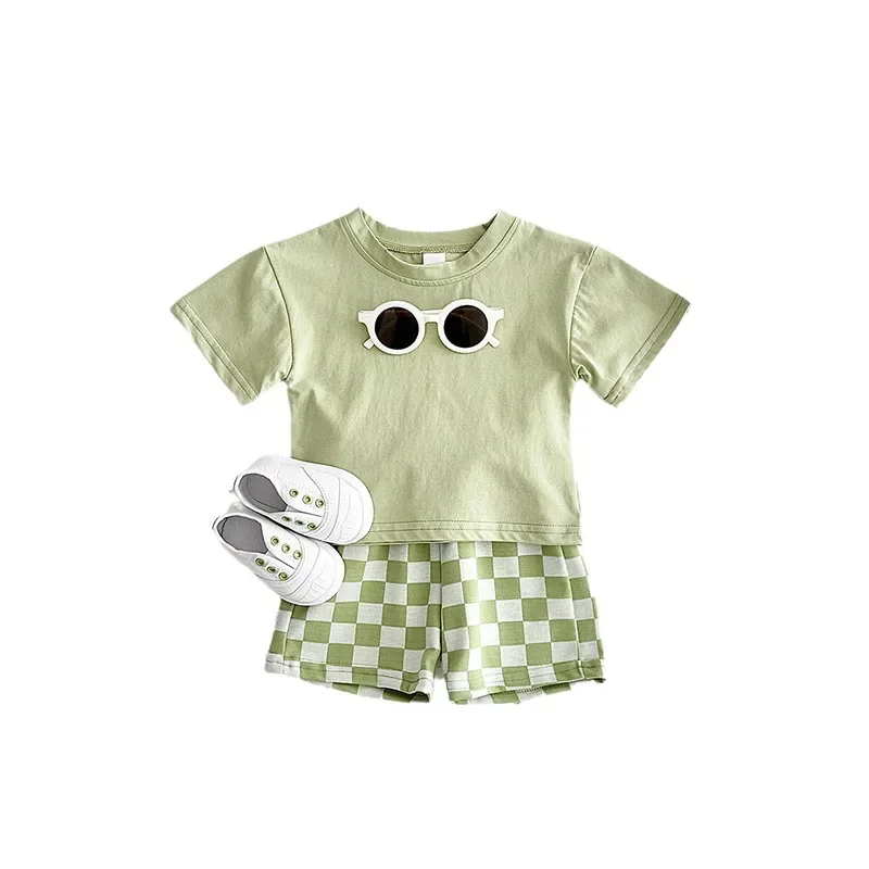 Candy Color Baby Girls T Shirt and Shorts Set