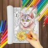 1pc, Cat Coloring Book, Teenagers Coloring Book, 30 Different Patterns, 100gsm Thick Paper, Stress Relief, Birthday Gift 3