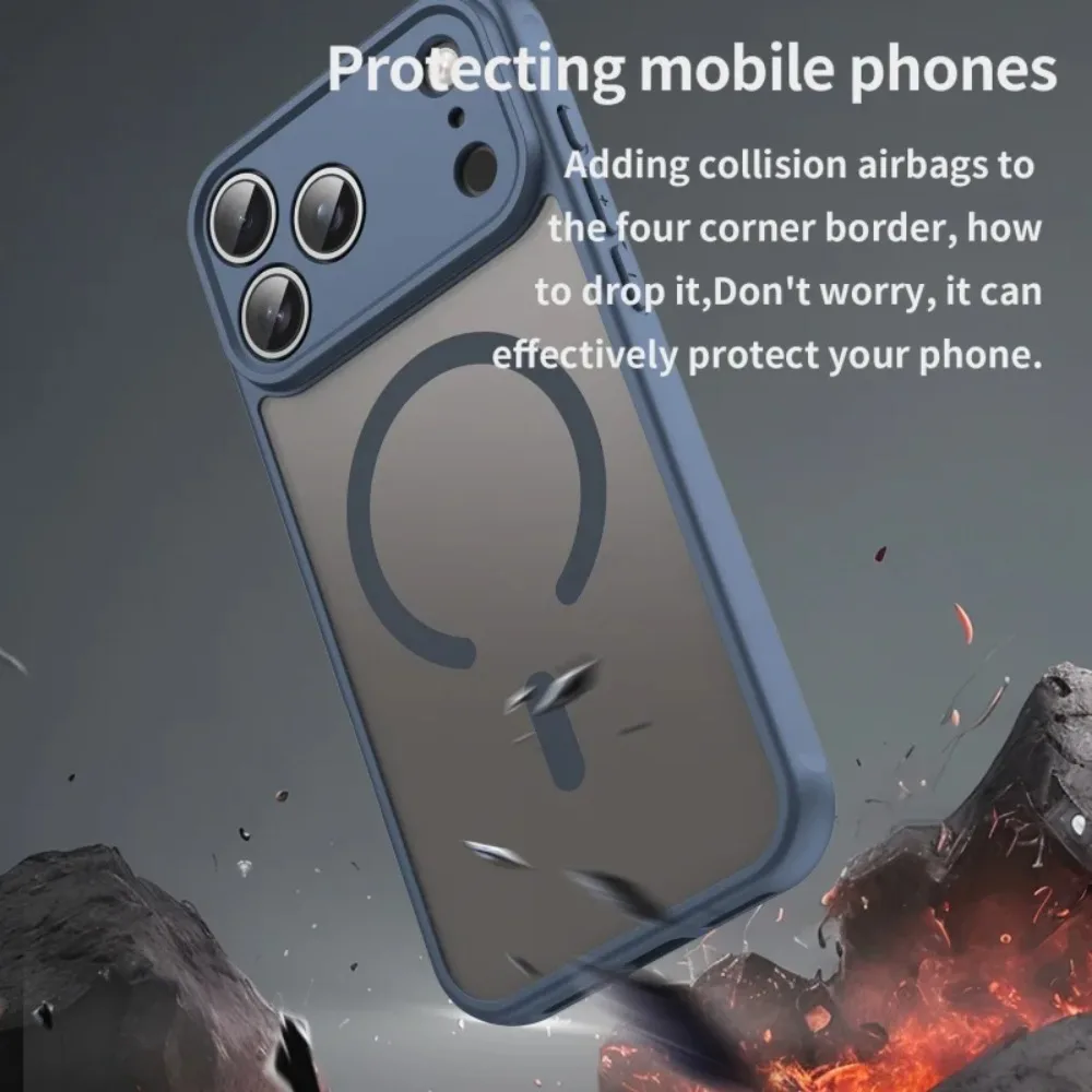 iPhone Matte Magnetic Case with Lens Protection 3