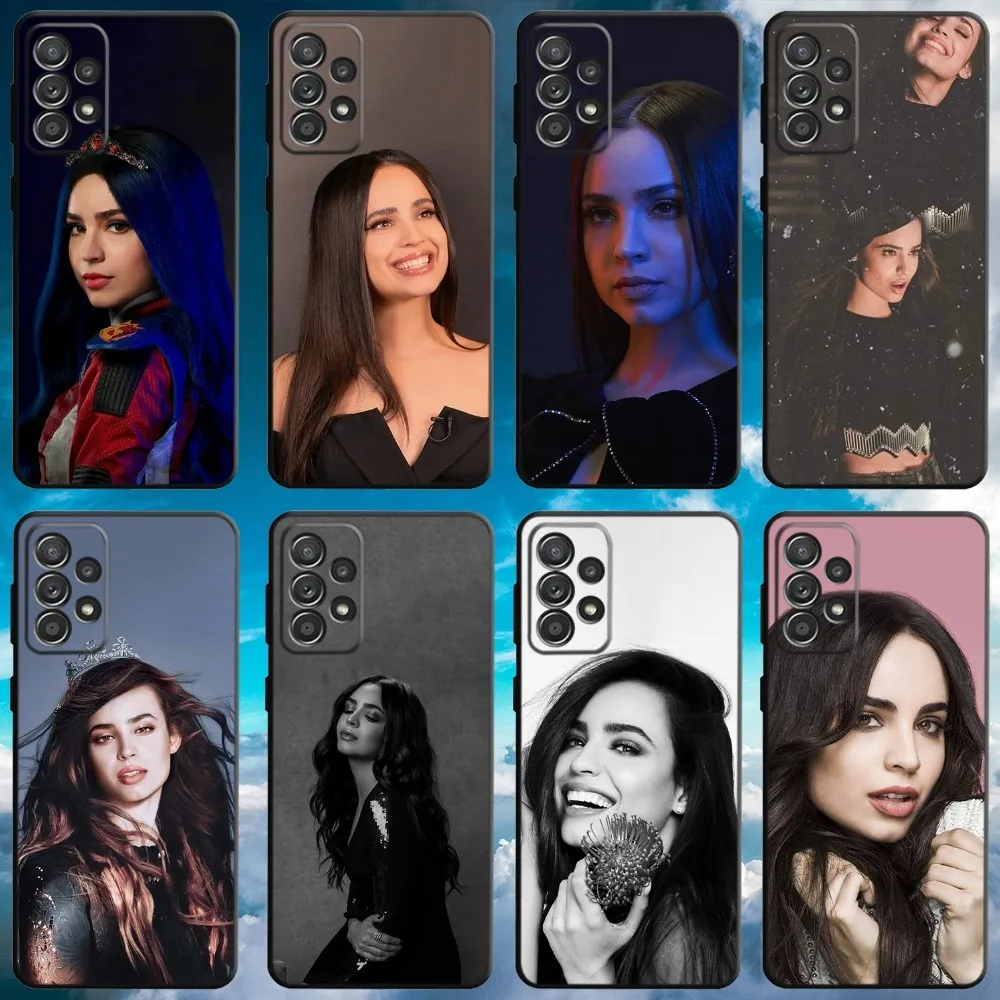 Custodia Per Telefono S-Sofia Custodia Per Samsung S21,S22 Ultra,S20,S30 Plus,S22 Plus,S23,S30 Ultra 5G Soft Black Cover