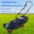 Electric Lawn Mower Hand Push Grass Cutting Machine Household Lawn Mower 2000W Grass Trimmer For Garden Courtyard With 10m Wire 2
