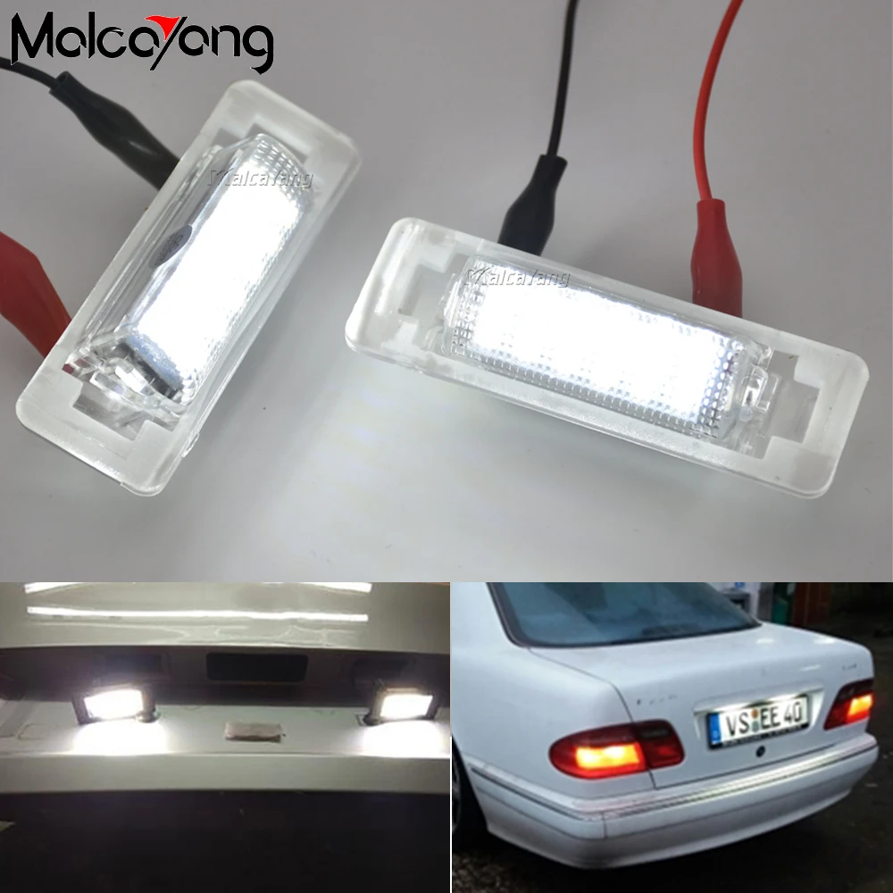 

Canbus Car Rear Led Number License Plate Light For Mercedes Benz E Class W210 E300 E320 E420 E430 E55 AMG C Class W202 C230 C280