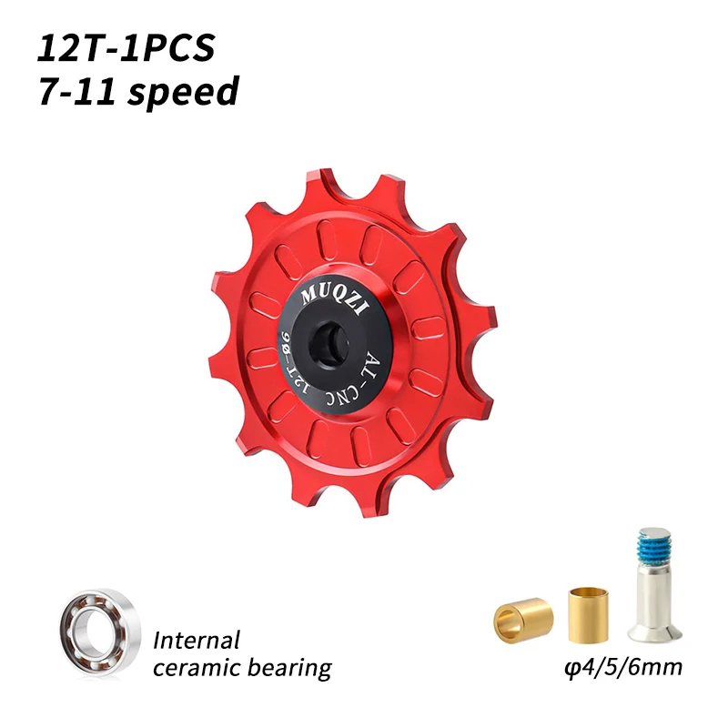 Enhanced Ceramic Bike Jockey Wheels - Precision Pulley Enhancements