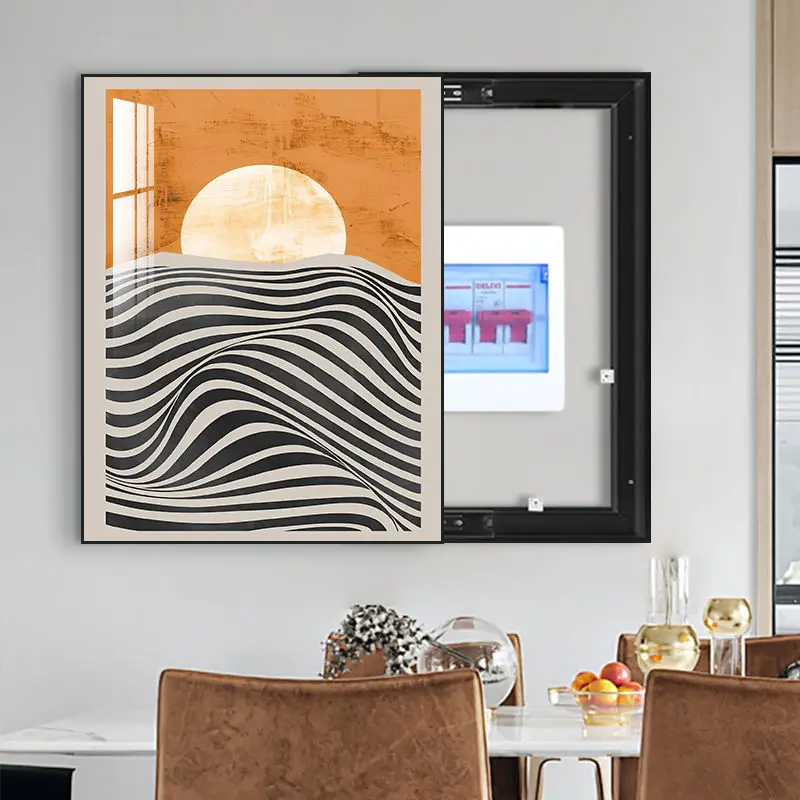 

Electric Meter Box Cover Decoration Painting Vertical Version Electric Gate Box Distribution Box Hanging Painting Home Decor