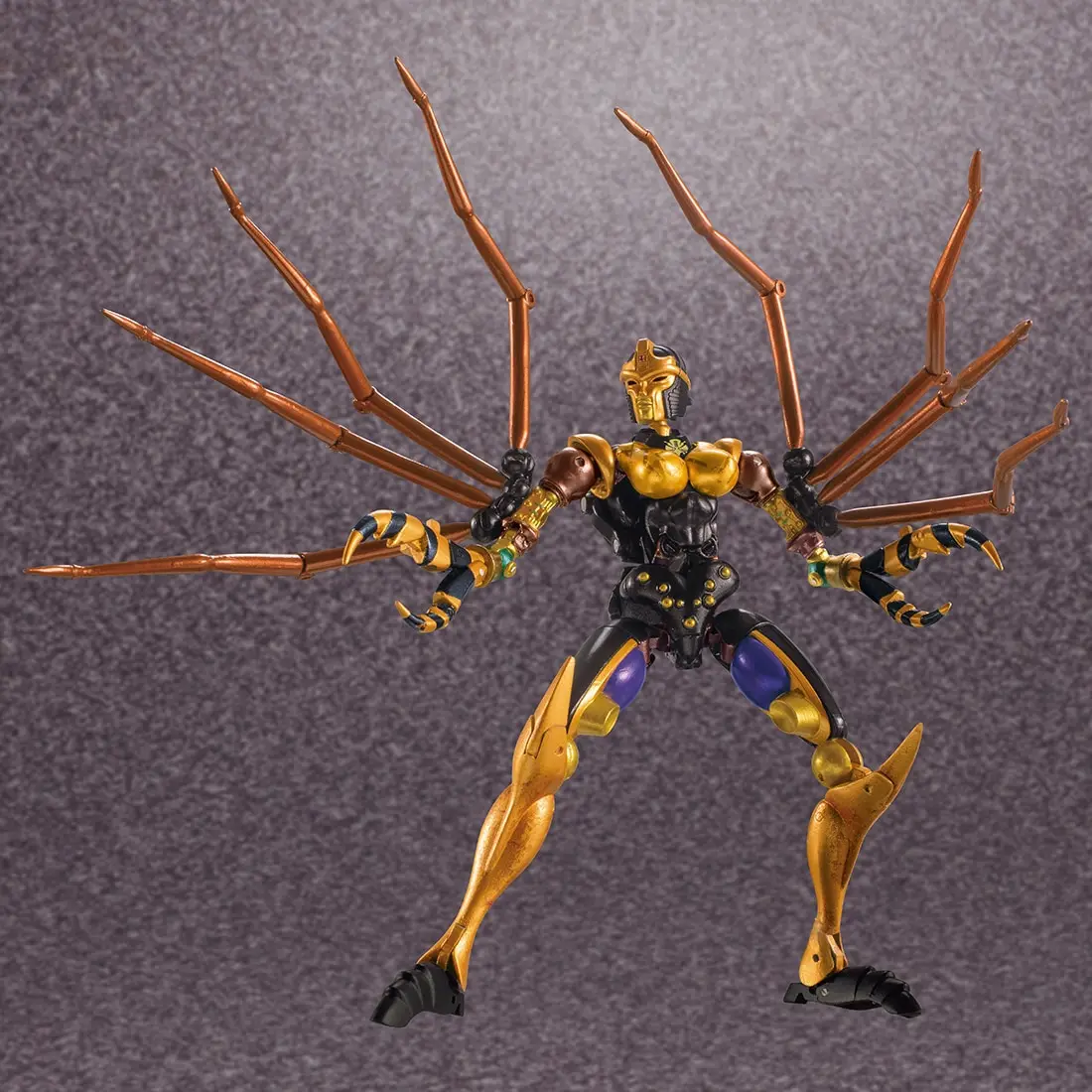 Deformation Toy Warrior Beast Man Red Spider Mp46 Black Widow Mp-46 Model Box