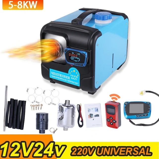 12V/24V/220V 3 in 1 Auto Diesel heizung 5kw-8kw Park fernbedienung Webasto  Sitz heizung trocken, ohne den Motor ein zuschalten - AliExpress