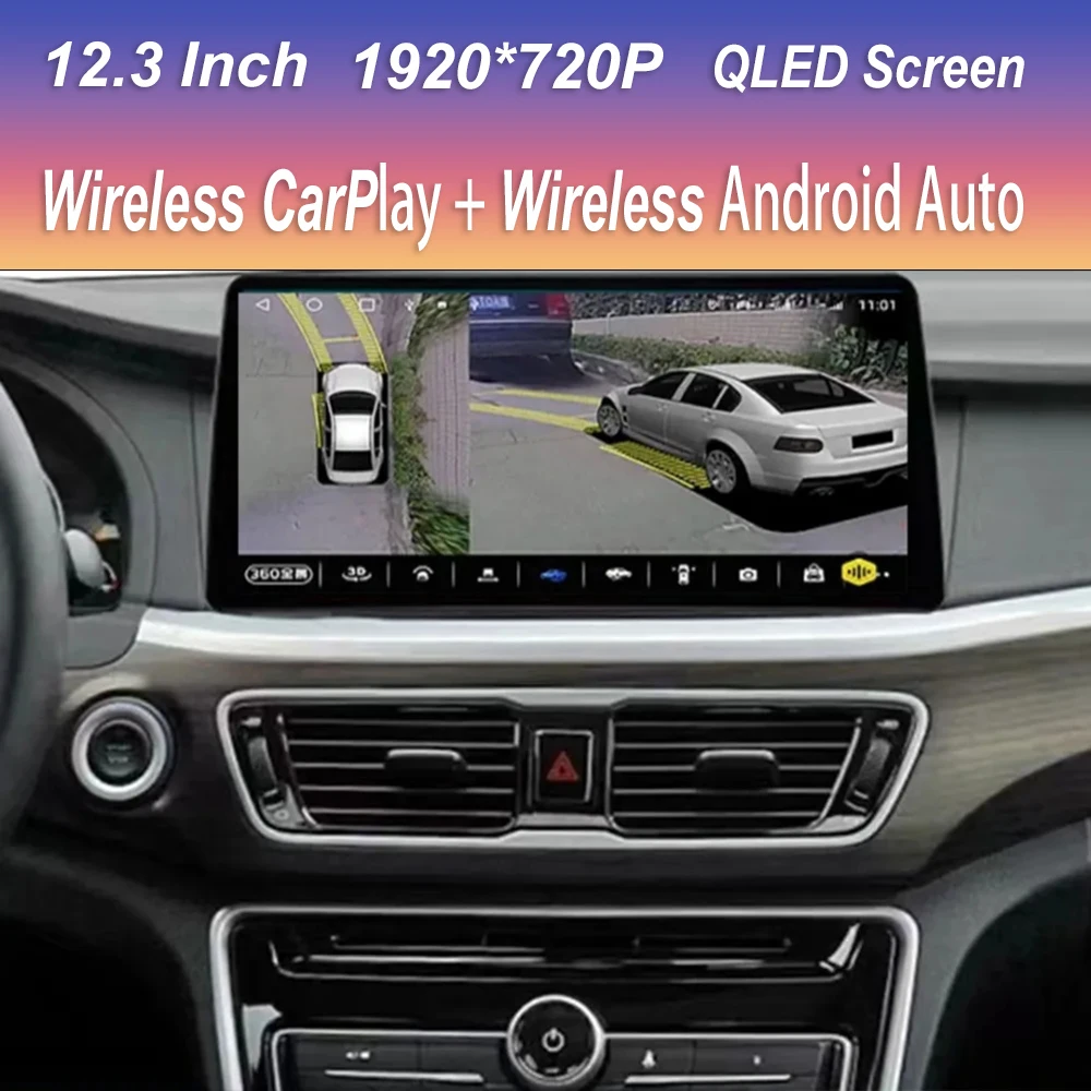 

For Geely Emgrand GT GC9 Borui 2017+ Player Stereo DSP Multimedia Tablet Android 13 System Car IPS Touch Screen Stereo