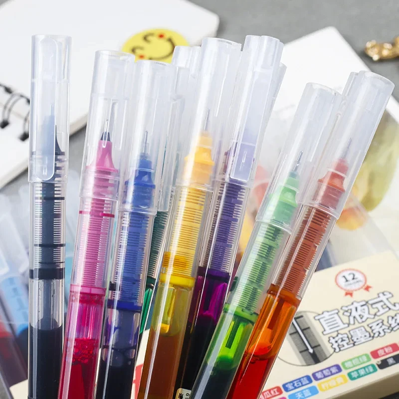 Plastic Quick Drying Rollerball Gel Pens for Office School