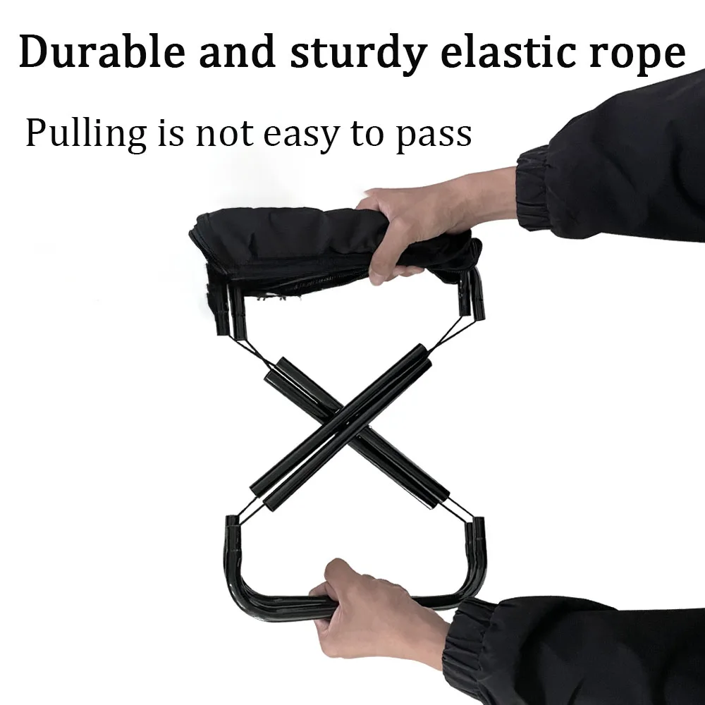 Home low stools, outdoor folding stools, hand in hand with bags, Mazha, tourism, camping, fishing, train queues, small stools 6