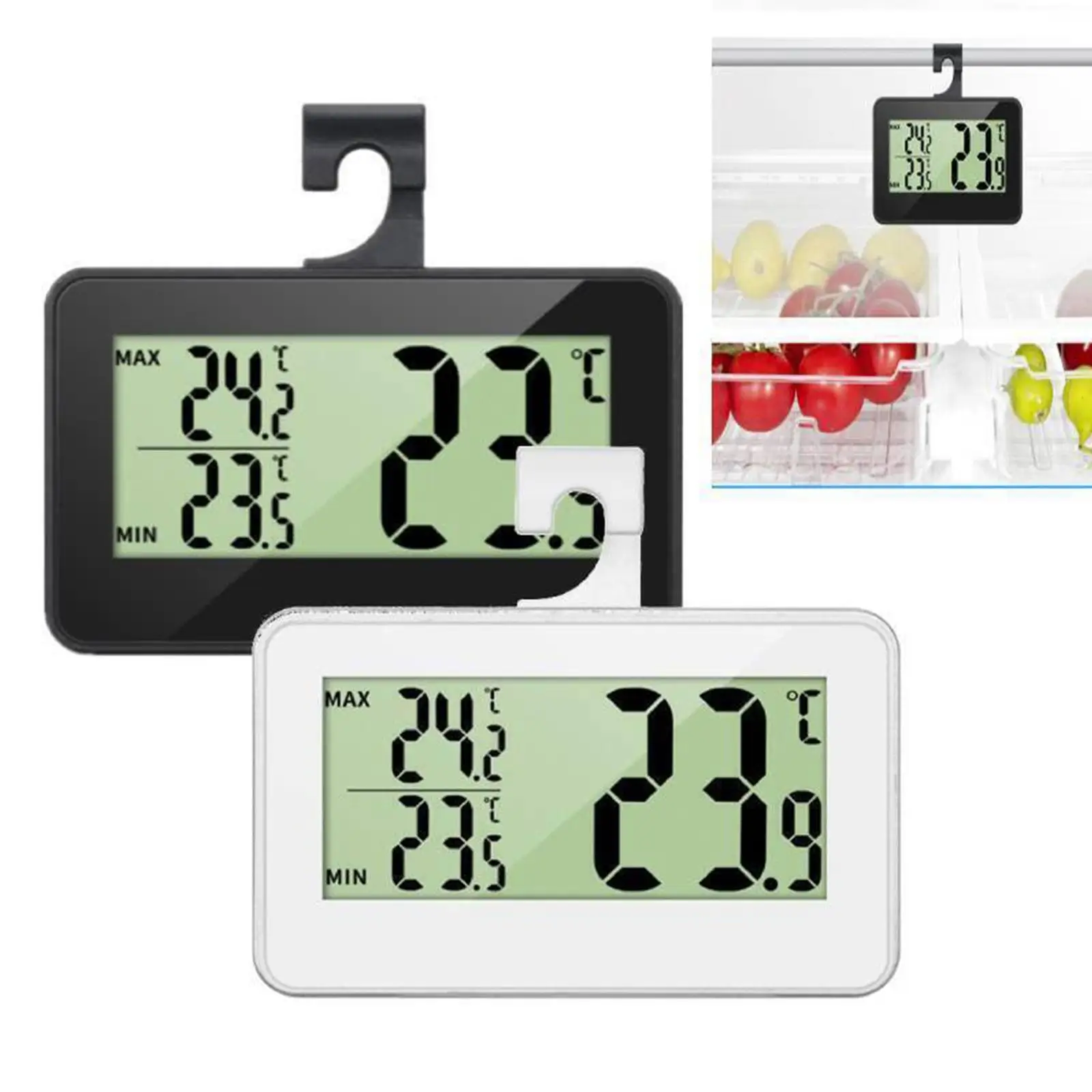 4 Pack Fridge Thermometer Refrigerator Thermometer, Fridge