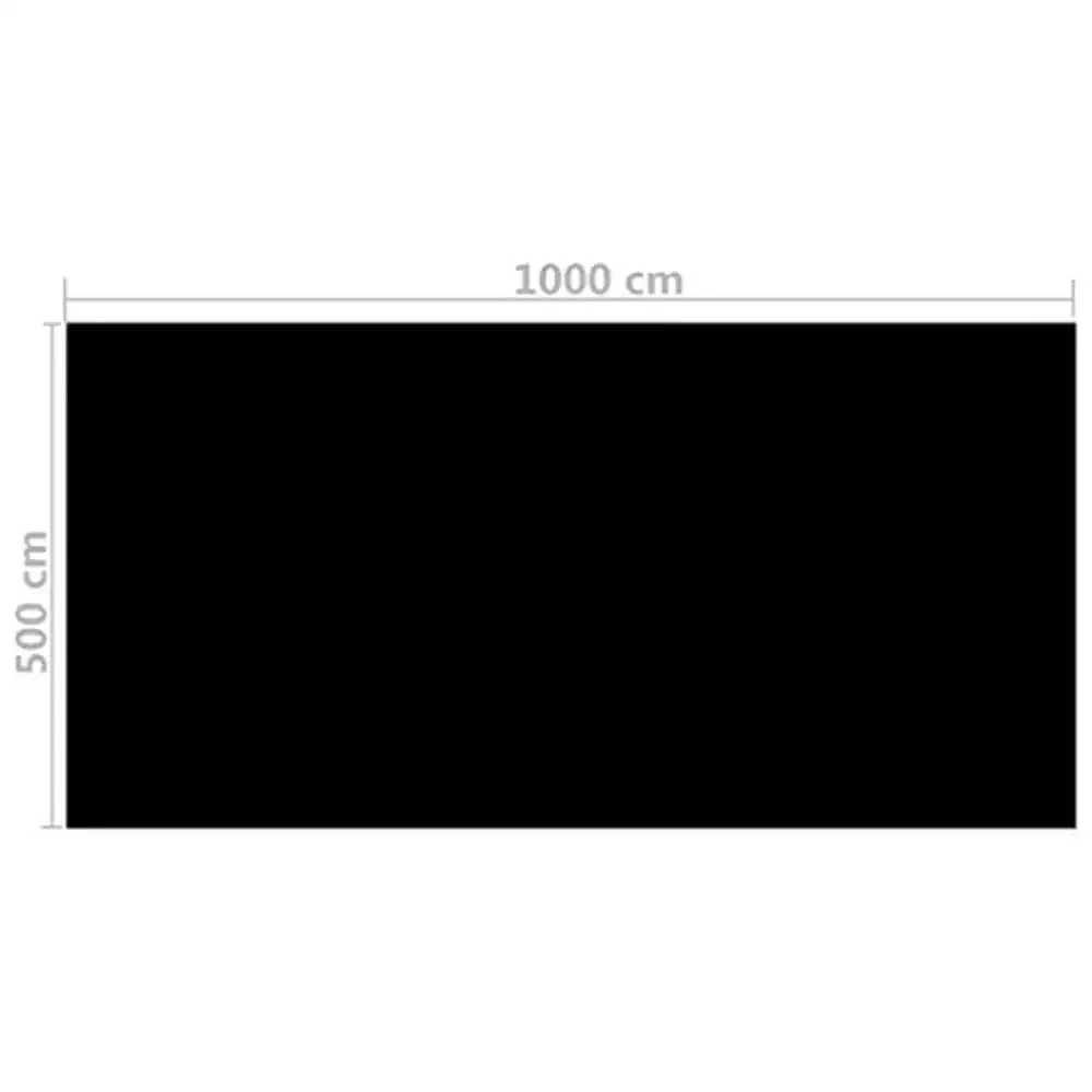 Pool Solar Cover Heat Retaining Blanket In-Ground/Above-Ground Swimming Pools 393.7" x 196.9" Prevent Water Evaporation Dust