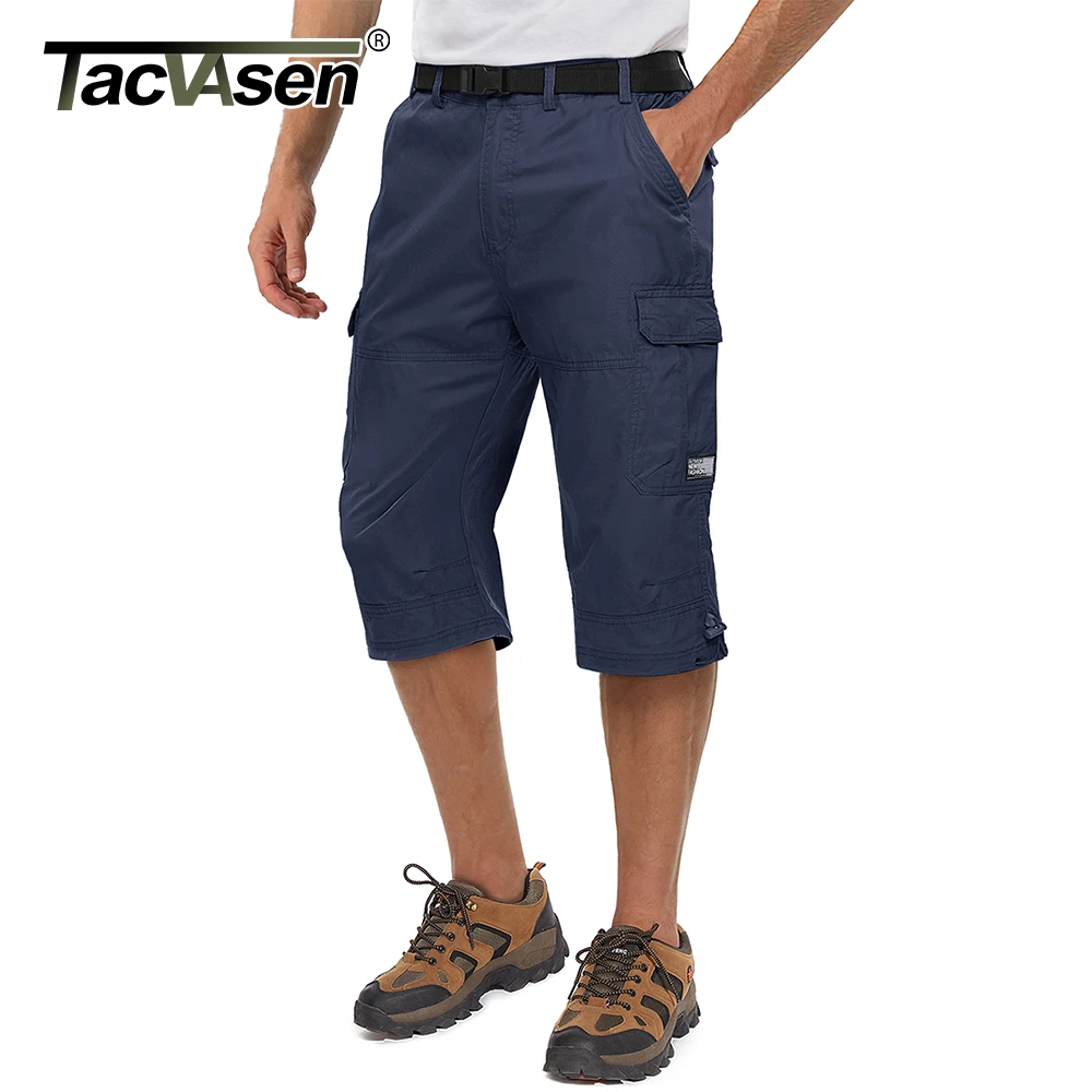 Cotton Capri Pants With Pockets