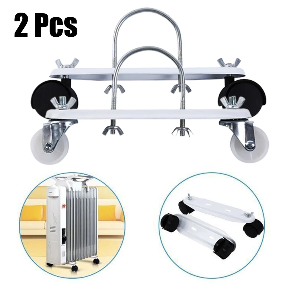 Suporte de Rodízio de Aquecedor Elétrico para Aquecedor Suporte Sobressalente com Roda Suporte de Base de Roda Universal Suporte de Polia Móvel