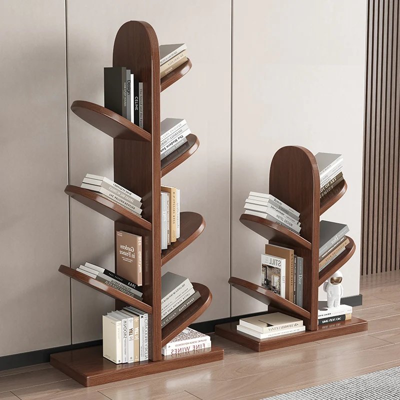 

Деревянный шкаф-книжка для гостиной, кухонный мобильный Органайзер, книжная полка, минималистичный угловой шкаф для книг, Скандинавская мебель