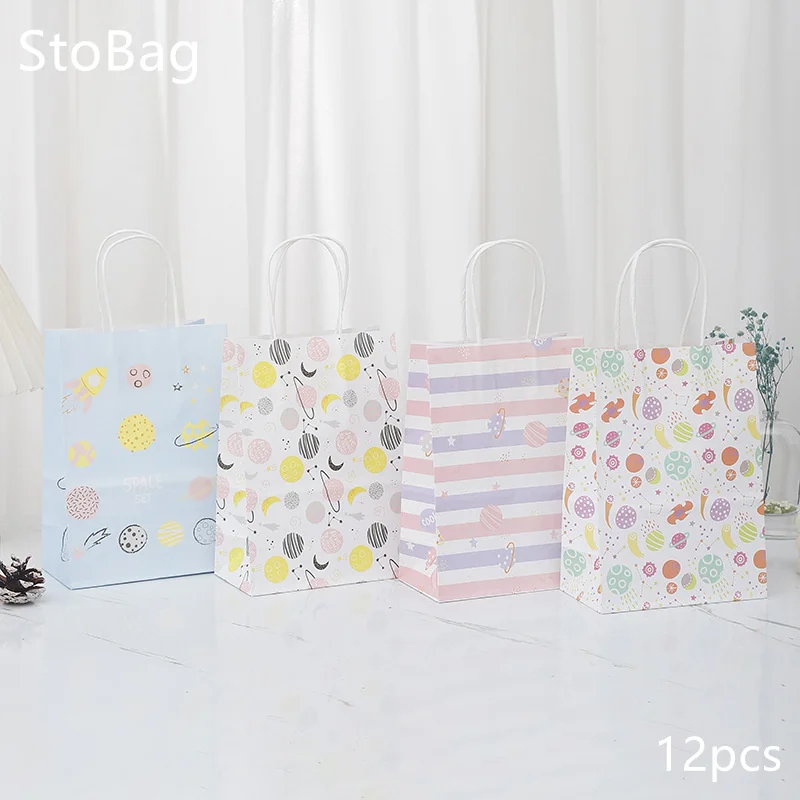 

StoBag телефон из крафт-бумаги с мультяшным рисунком персональный подарок на день рождения игрушка Конфеты Шоколад закуска Печенье Десерт