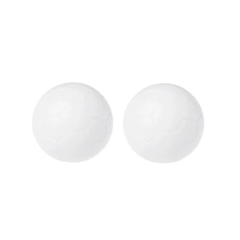 Table Soccer Mini White Official Foosball Replacement Parts Resin Balls Decor 2x