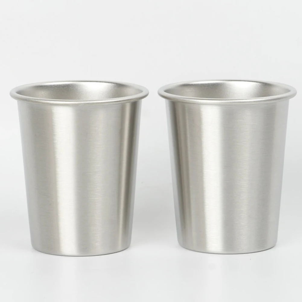 

1pc Cup 230/360/500/600ml 304 Stainless Steel Durable Easy To Carry Portable Suitable For Coffee Home & Kitchen