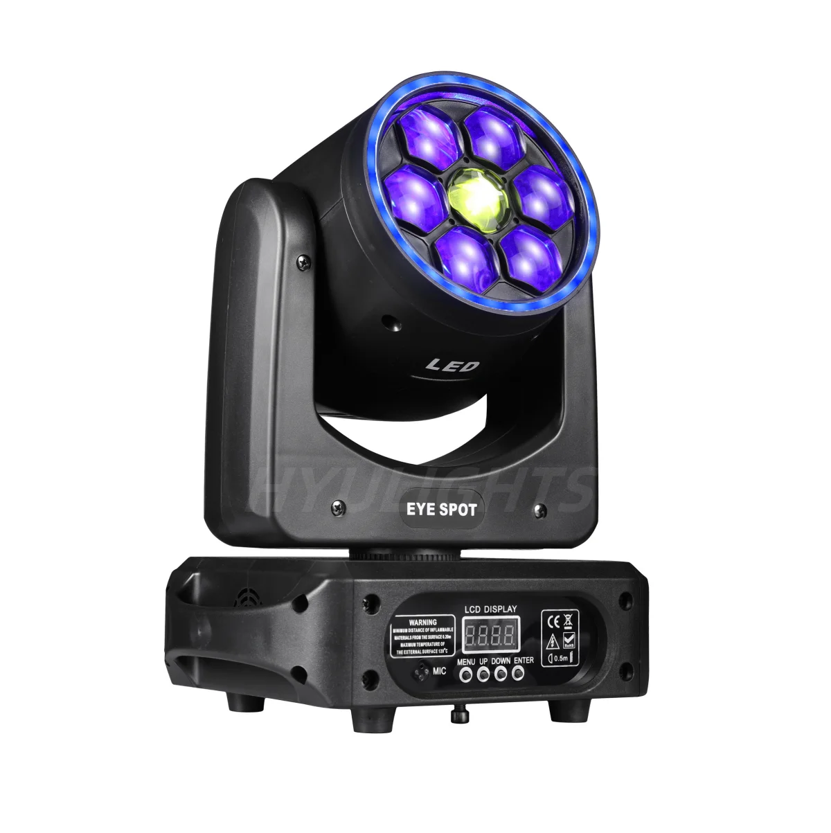 Mini BEE EYE 150W LED Moving Head Beam&SPot&Halo Effect 24PCS RGB 3in1 DJ Wah Stage Effects lights