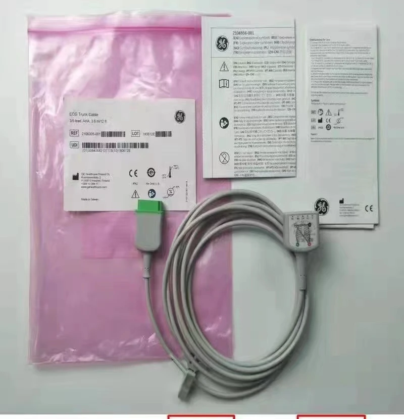 

G E E CG Trunk Cable, 3/5-lead, AHA,3.6m/12ft. REF: 2106305-001 new original