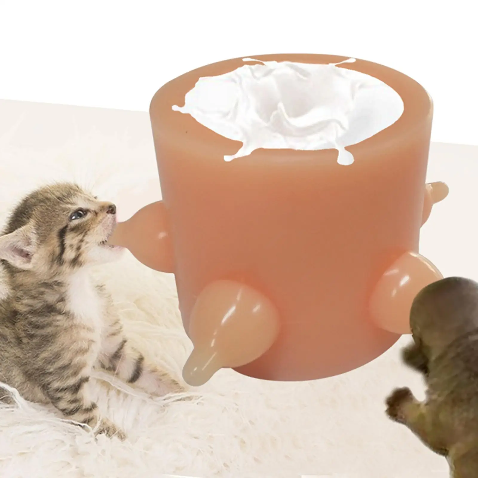 Puppy Milk Feeder Silicone Multi Nipples Kitten Feeding Device Pet